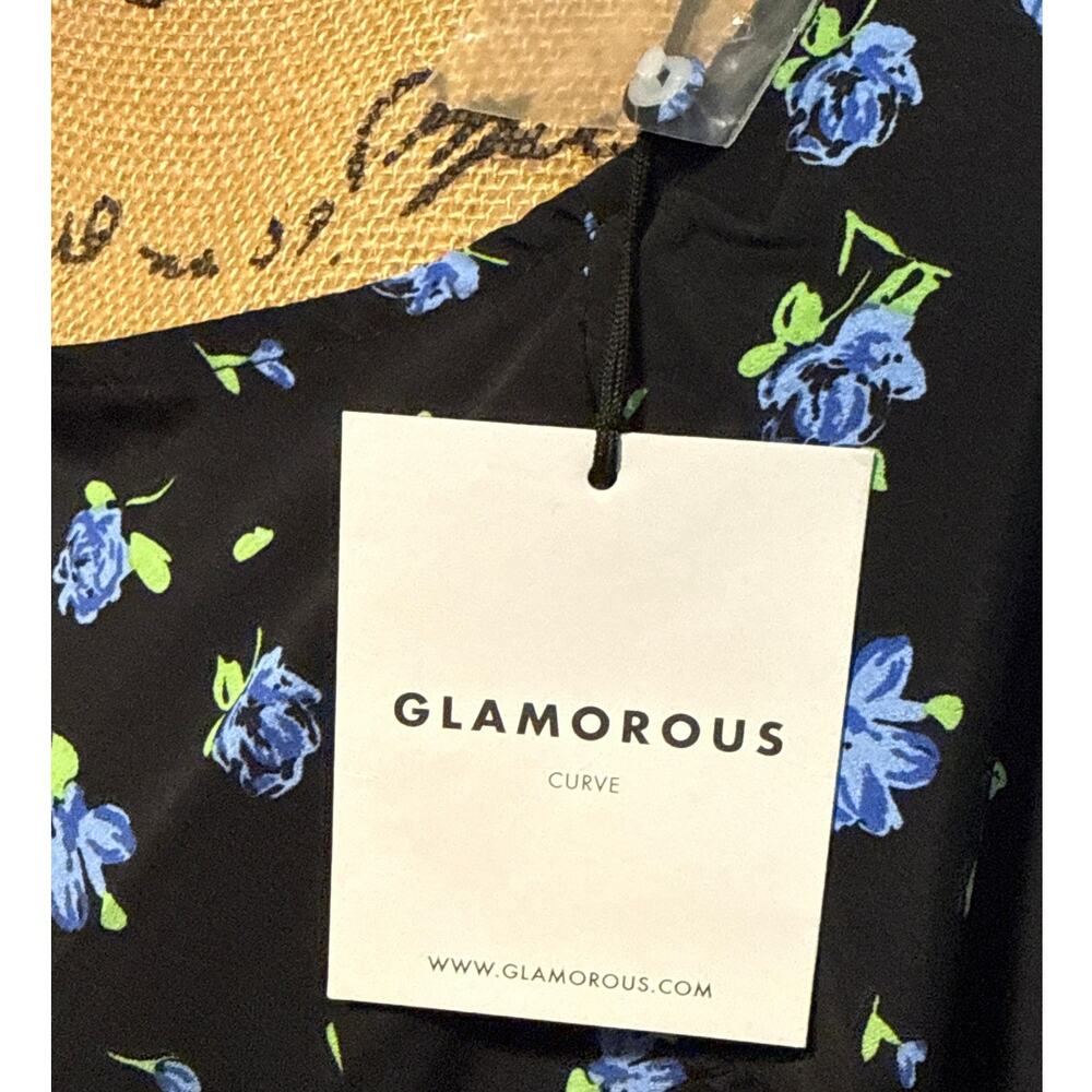 NWT Glamourous Curve Plus Floral Maxi Dress 18 - Picture 2 of 4